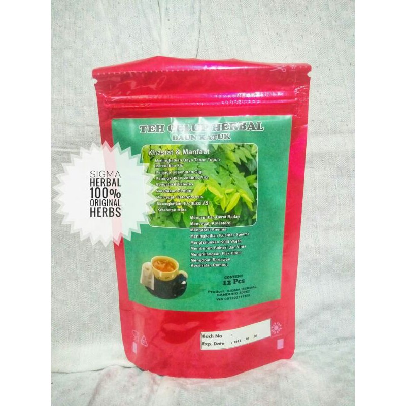 

Teh Celup Herbal Daun Katuk