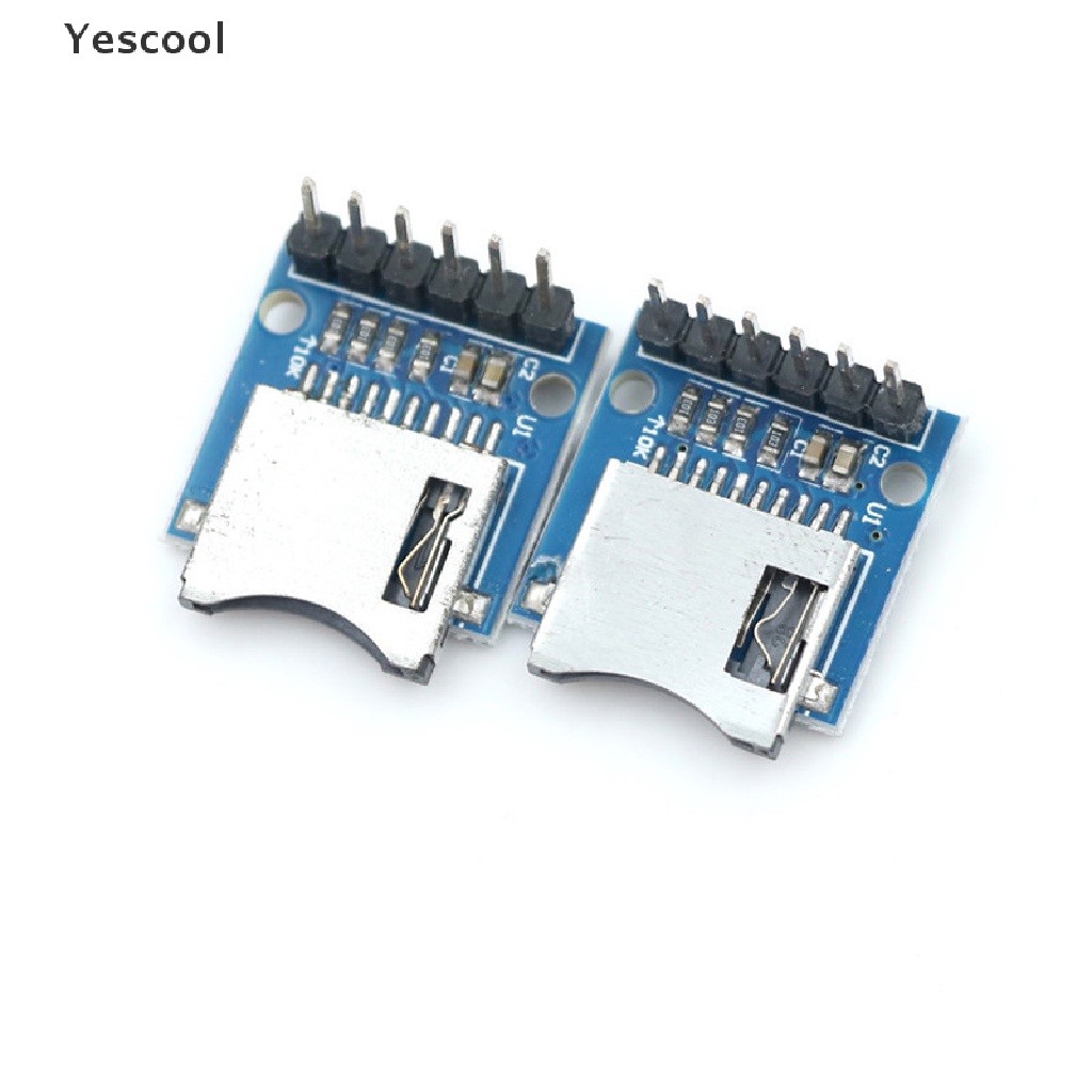 Yescool 2Pcs Modul Memory Card TF Mini SD Untuk Arduino ARM AVR