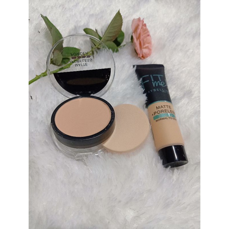 Powder & Foundation Maybelline set / Bedak & Foundation Maybelline