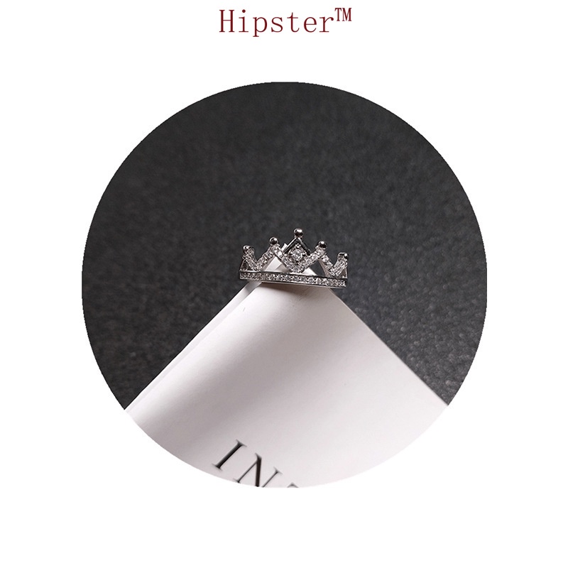 Hot Sale Classic Fashion Inlaid Diamond Crown Ring