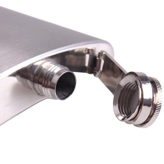 Produk Unggulan] Botol Flask Stainless 18oz Minuman Whisky/Alkohol dengan Tutup
