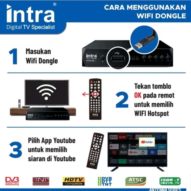 Digital Set top Box Intra Jupiter-HD DVB T2 ORIGINAL