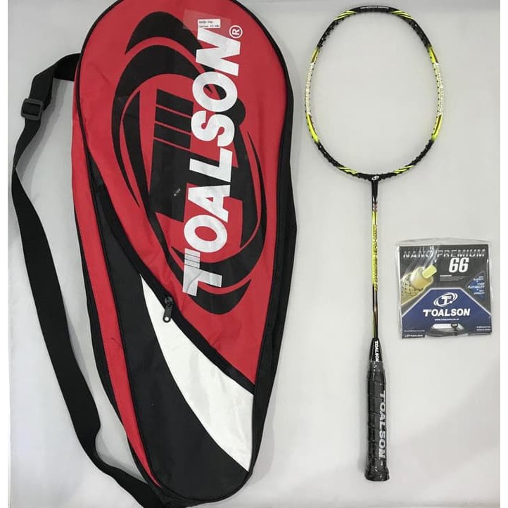 Toalson Mega Flex Concave 22 New Raket Badminton Original