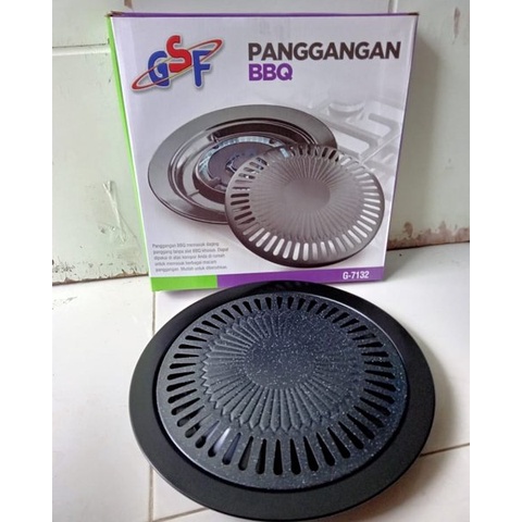 Alat Panggang BBQ Grill Panggangan Bulat Anti Lengket 30 CM GSF