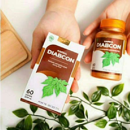 Diabcon Original Kapsul Obat Diabetes Penurun Gula Darah Tinggi Kencing Manis