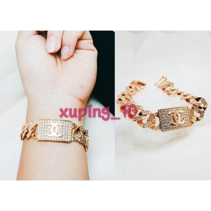 Perhiasan Gelang Tangan Motif Terbaru Chanel Xuping Anti Luntur