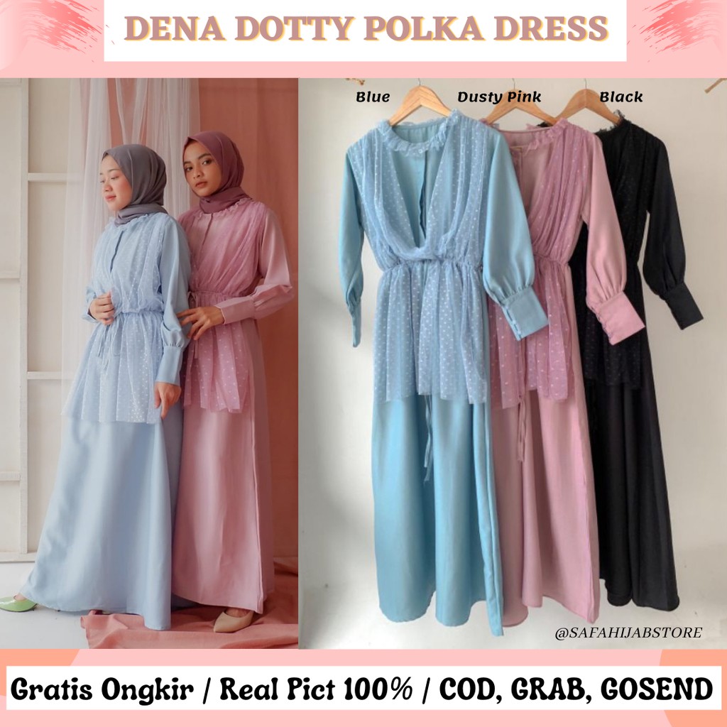 DENA DOTTY POLKA DRESS