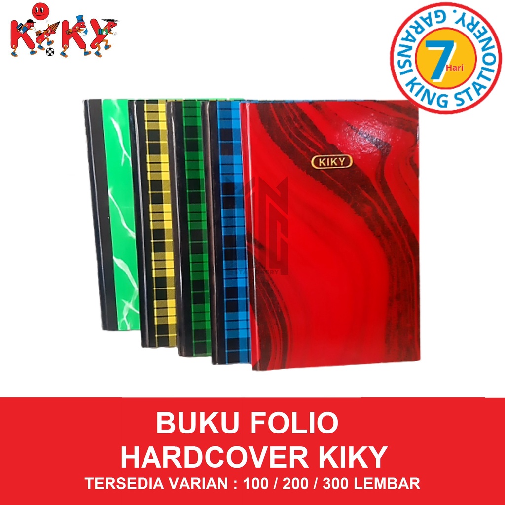

BUKU FOLIO HARDCOVER KIKY 100 / 200 / 300 LEMBAR