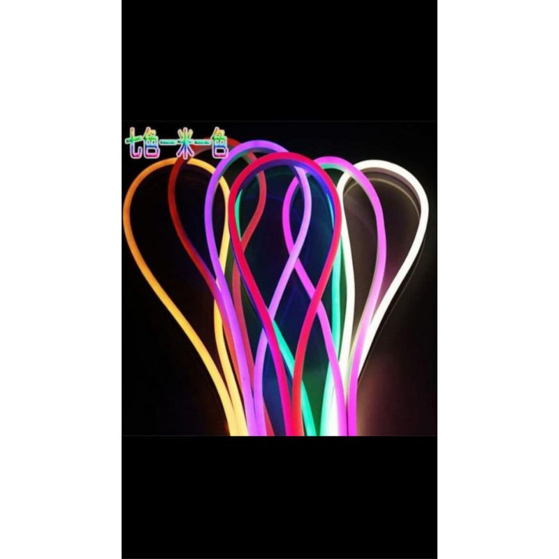 lampu led neon flex 50m 50 m lampu selang susu flexible flexibel huruf reklame neon flex