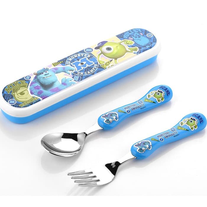 Sendok garpu anak disney+case monster inc princess