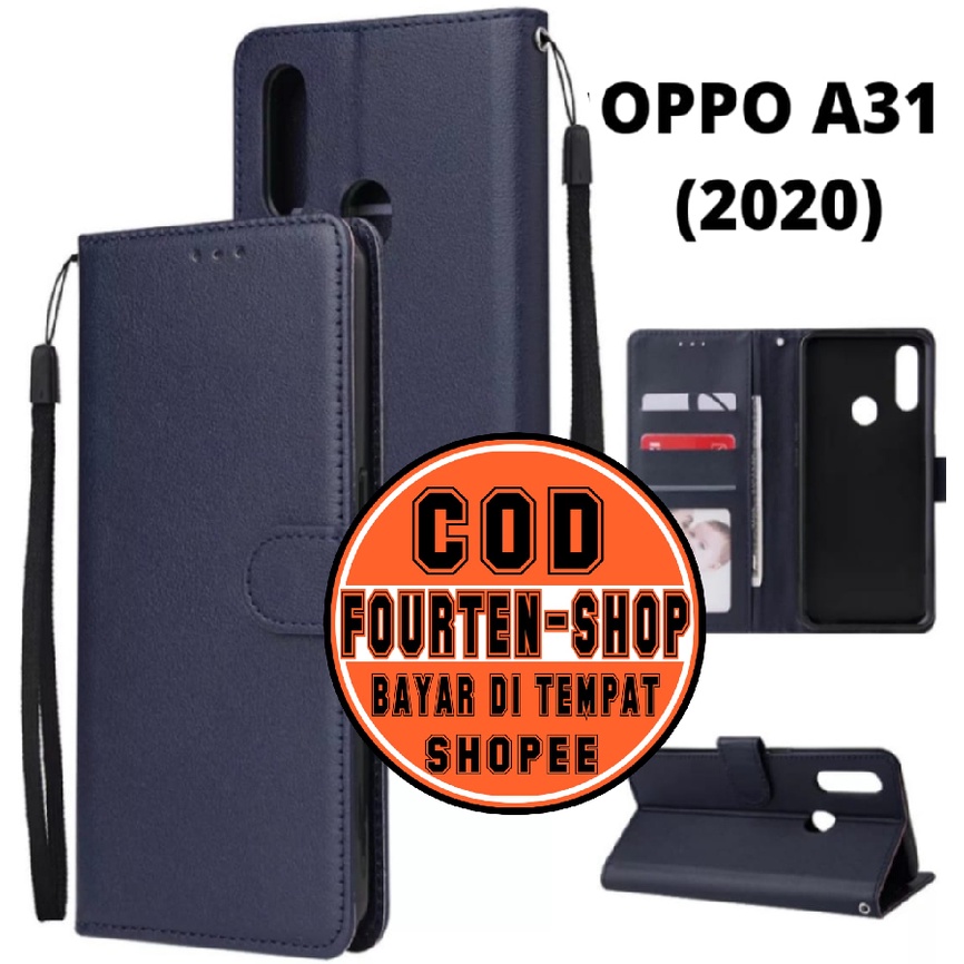CASING / CASE KULIT FOR OPPO A31 2020 - CASING DOMPET-COVER -SARUNG HP