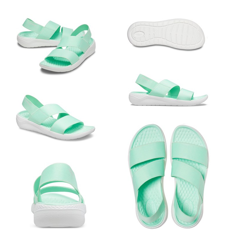 Crocs / Crocs Wanita / Sandal Wanita / Sandal Karet / Crocs Literide Stretch Sandal W / Sandal Crocs