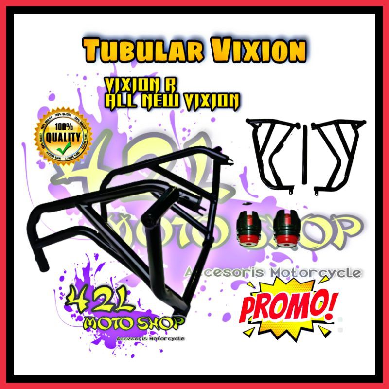 Tubular Vixion R & all new vixion Crashbar V-ixion vva 2017 2018 2019 2020 body protector motor slid