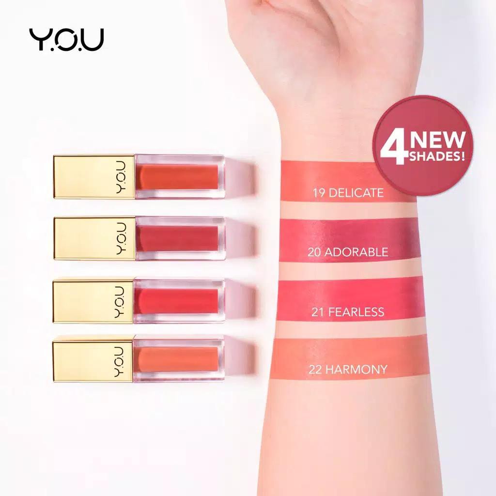 YOU The Gold One Rouge Velvet Matte Lip Cream Original