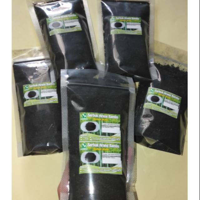 

Serbu/bubuk arang bambu 250gram