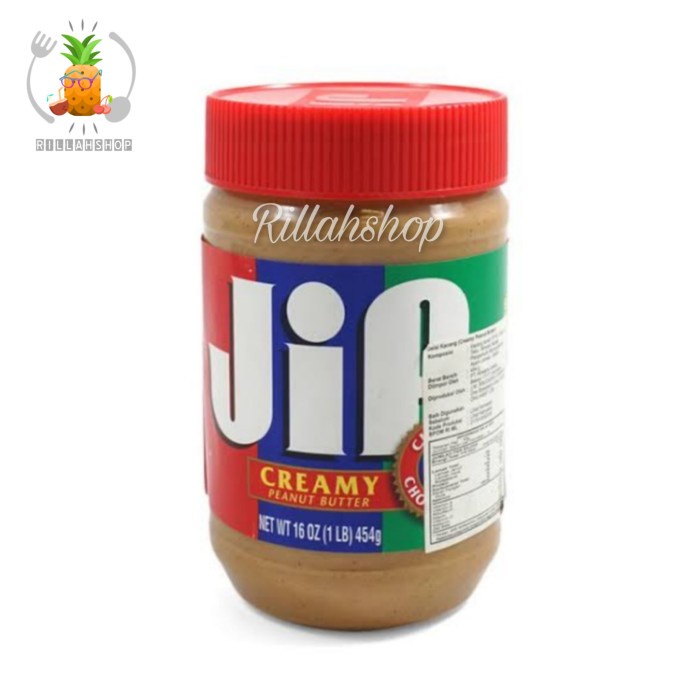

JIF Selai Kacang Creamy Peanut Butter (454g)