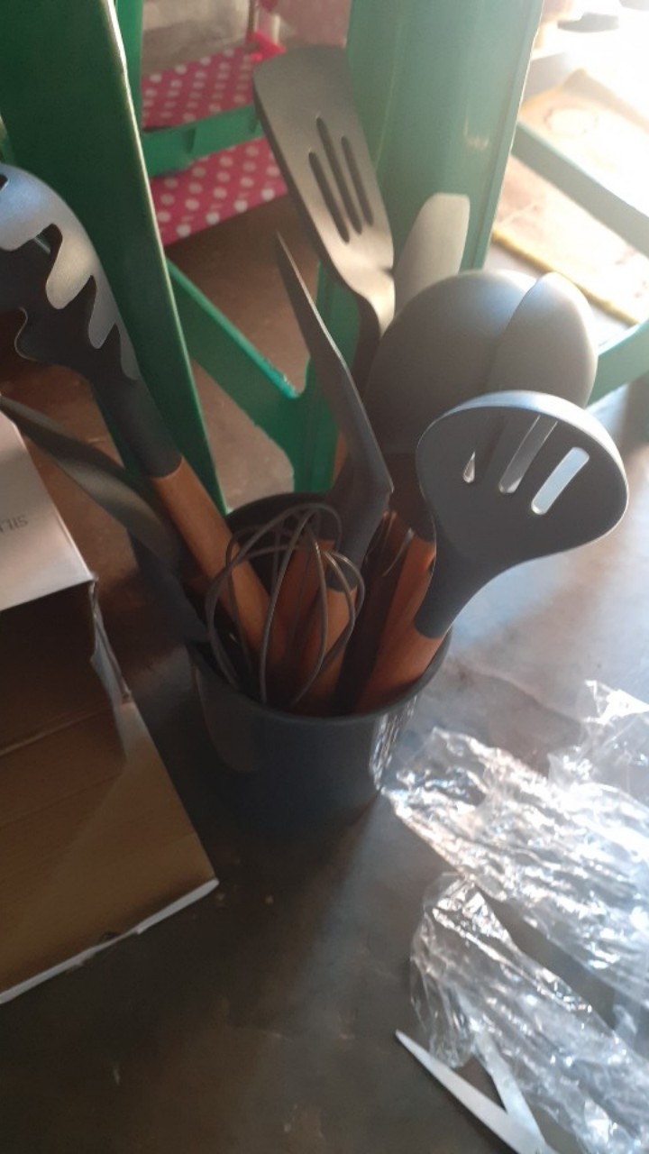 Silicone Spatula Utensil Kitchen Set Alat Masak Dapur Silikon