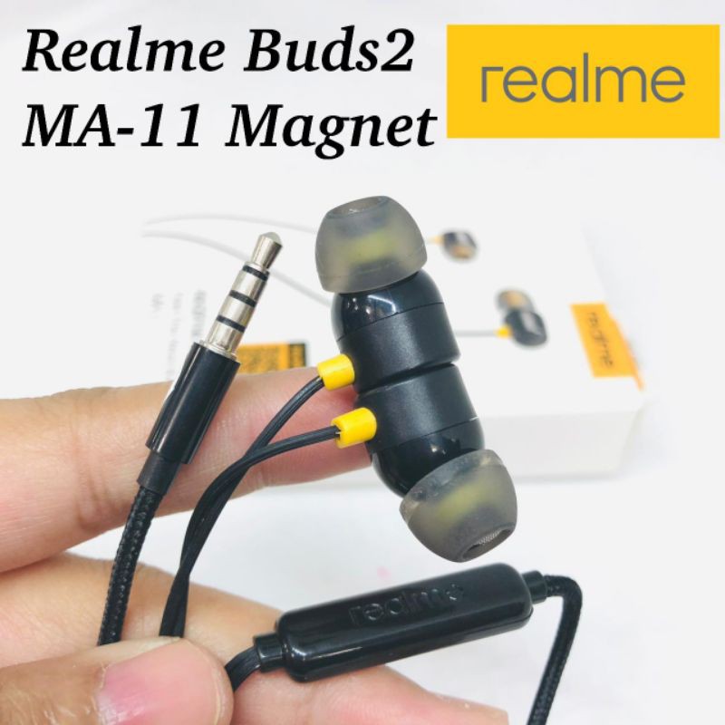 HEADSET REALME BUDS2 MA-11 MAGNET HANDSFREE EARPHONE REALME BUDS2 MA-11 MAGNET