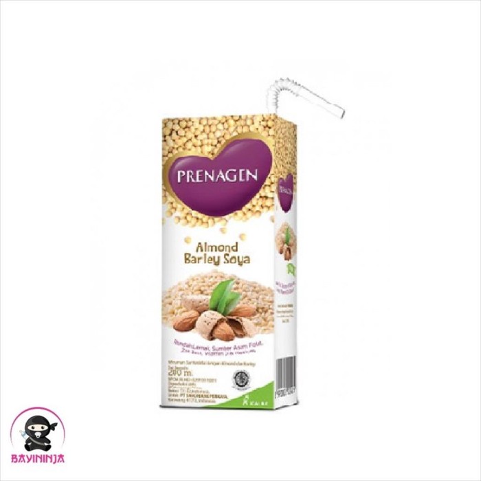 

PRENAGEN UHT Almond Barley Soya 200 ml T-Ninjabayi 01