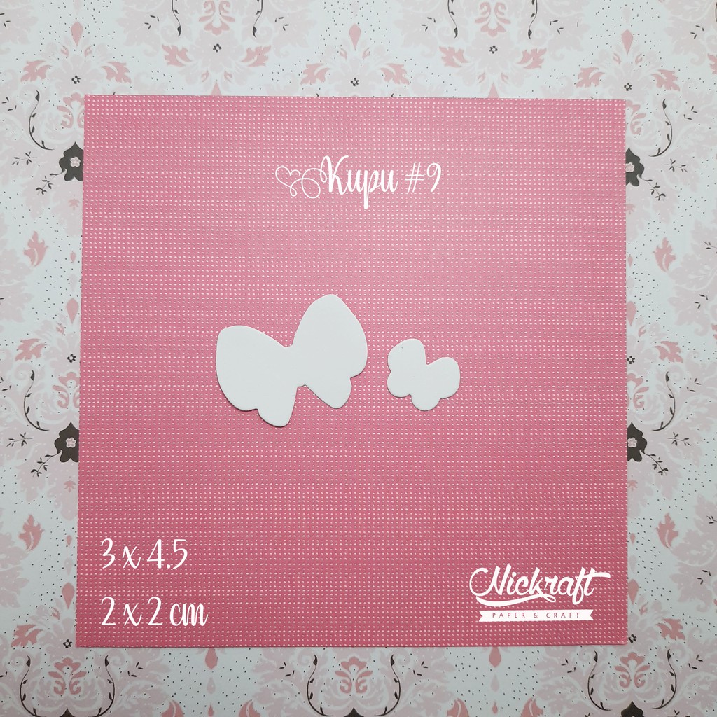 

KUPU #9 - Bahan Scrapbook Kupu Kertas Butterflies