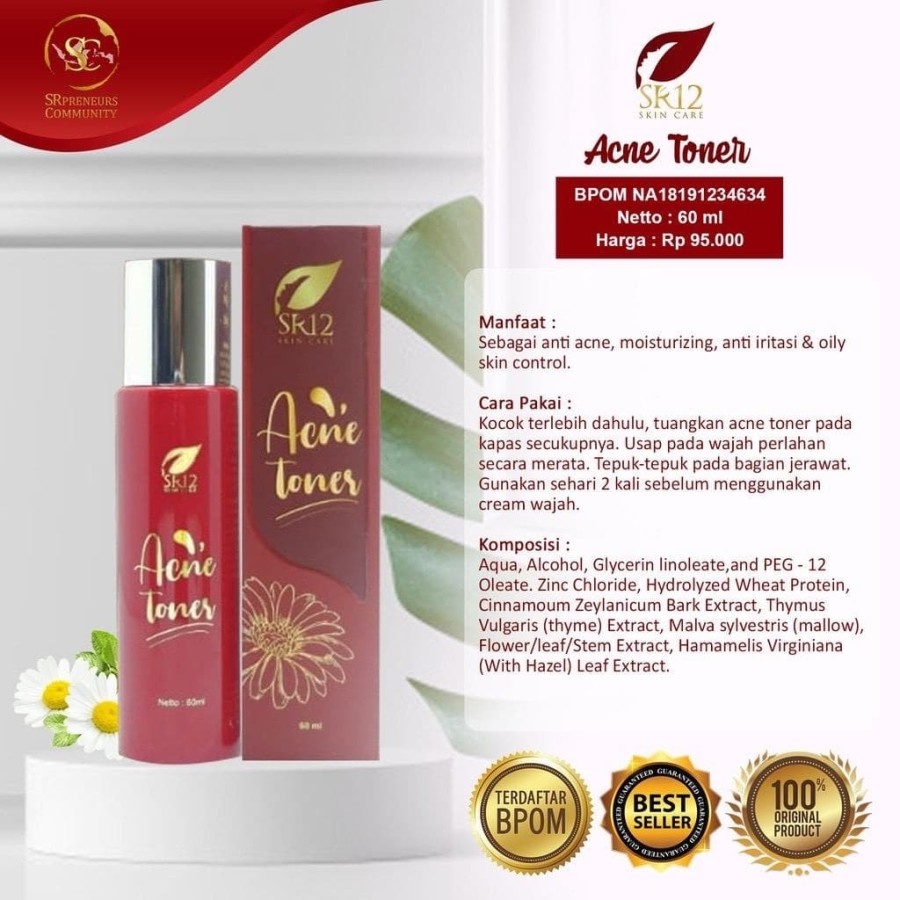 ACNE TONER SR12  Acne Toner