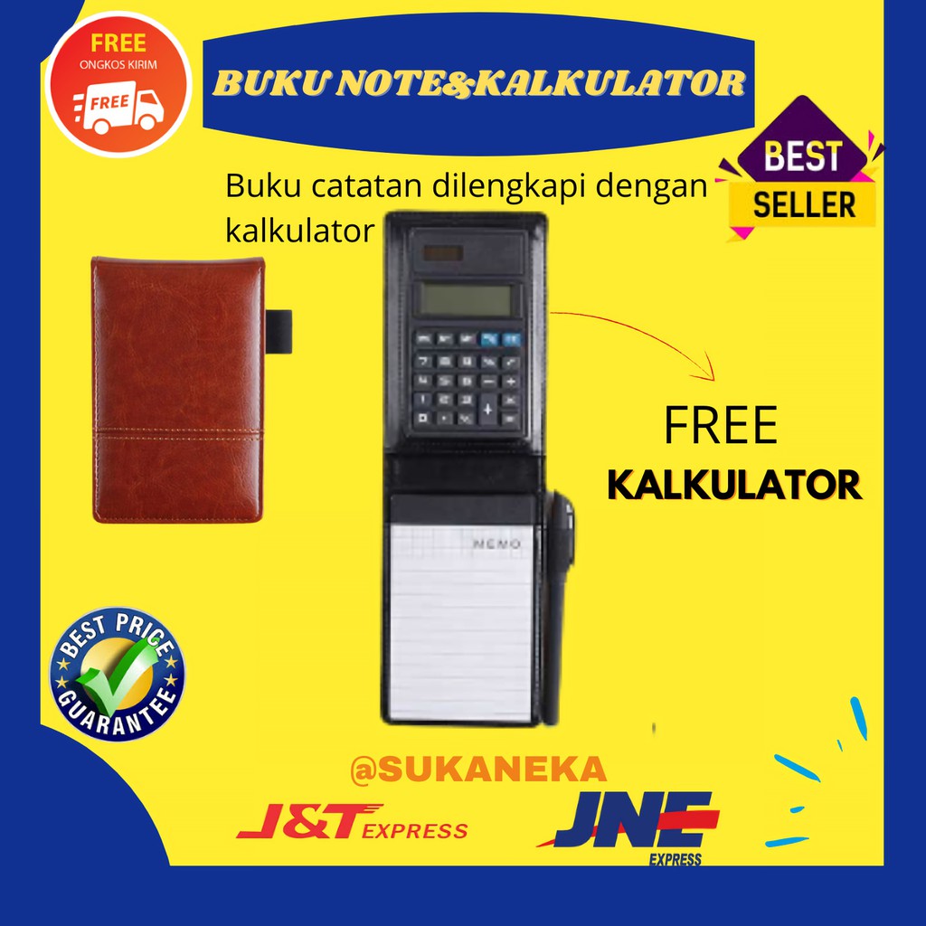 

Buku Diary Notebook Catatan Harian Kecil Cover Kulit Cute Dengan Kalkulator