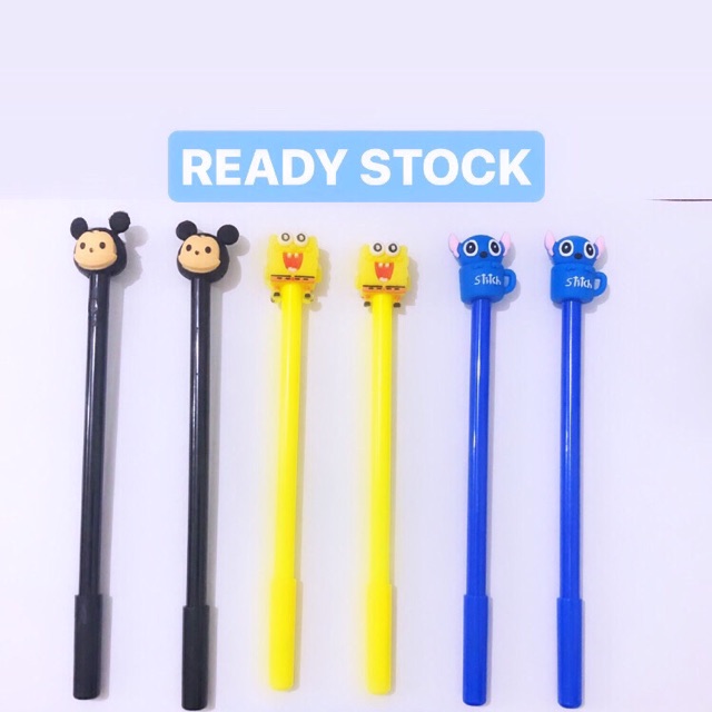 

PULPEN KARAKTER LUCU CUTE IN A CUP TINTA GEL BLACK 0.5MM