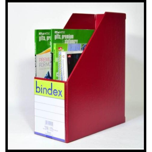 

Box File Bindex Box Magazine File Jumbo 1034 - 69 Dark Red