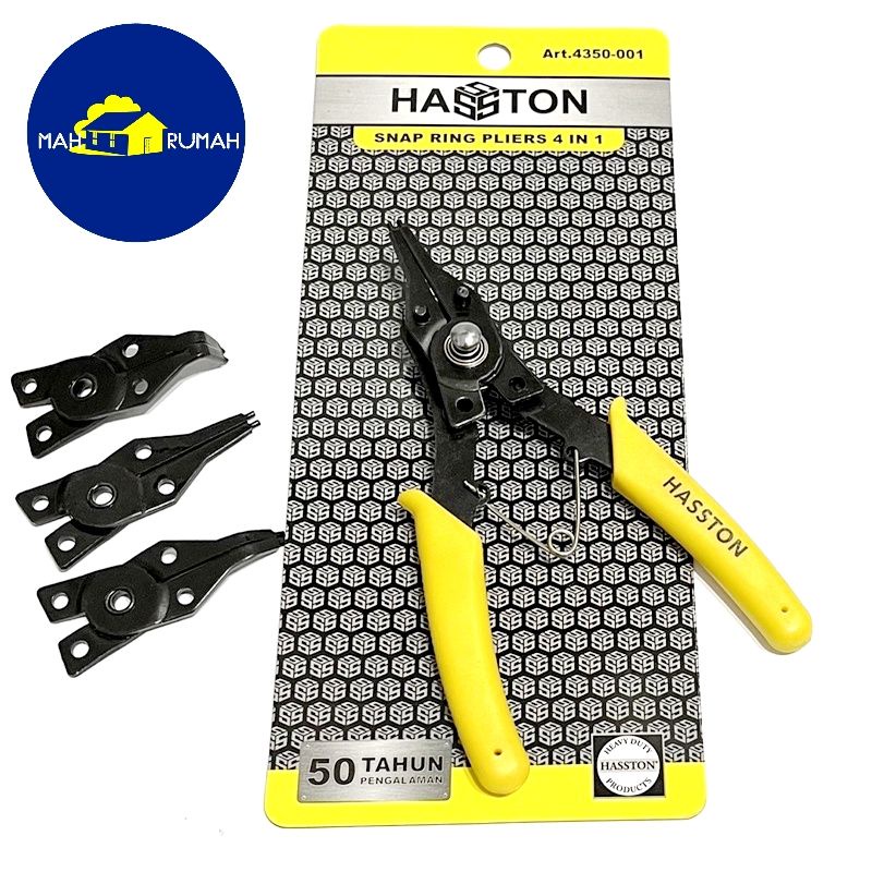 TANG SNAP RING CIRCLIP Snapring 4in1 Set Buka Tutup Lurus Bengkok BTI BTE STI STE - HASSTON PROHEX