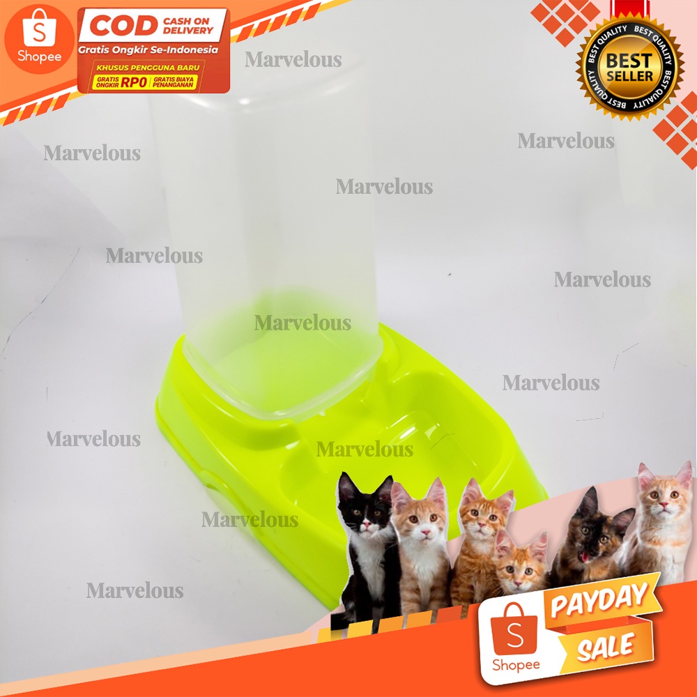 Tempat Makan Kucing Dispenser Plate Ukuran Besar / Aksesoris Kucing