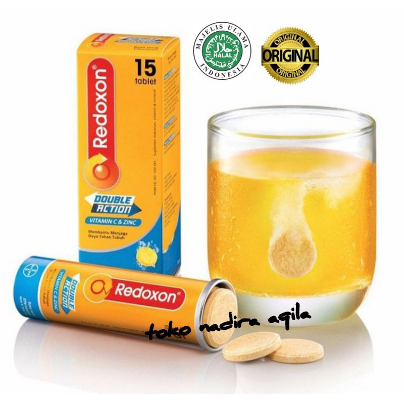 Redoxon isi 15/redoxon isi 10/redoxon vitamin c 1000mg/original