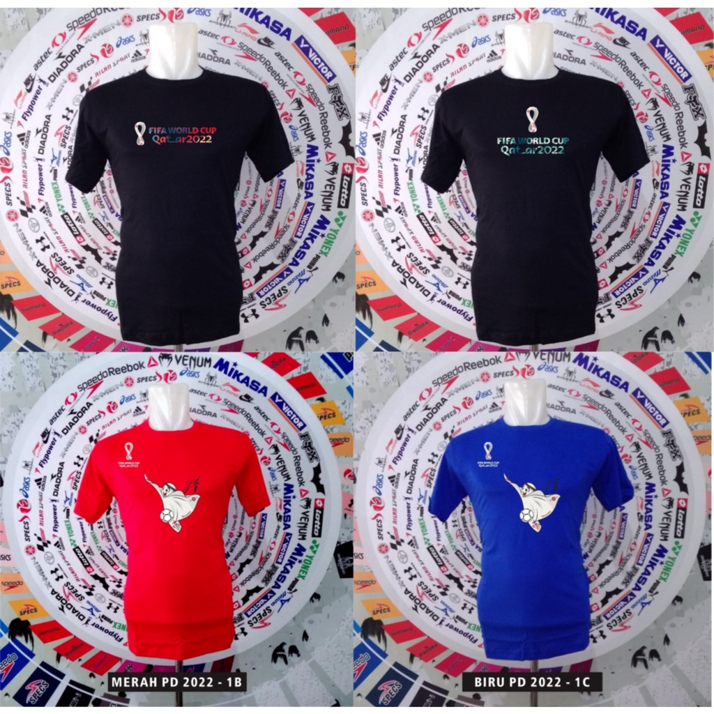 Kaos piala dunia qatar 2022 baju world cup football
