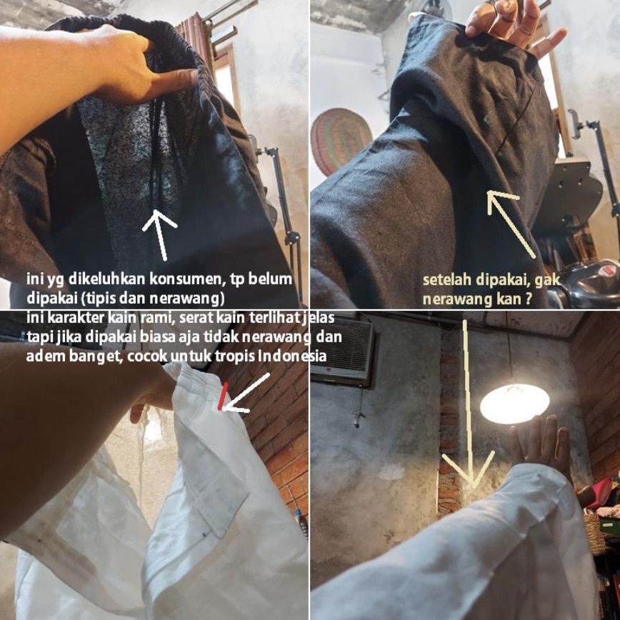 Highwaist Kulot Linen Import Kulot Linen Premium Laura Slim Seoul