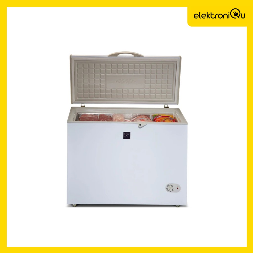 CHEST FREEZER 250 LITER SHARP FRV-300 - White