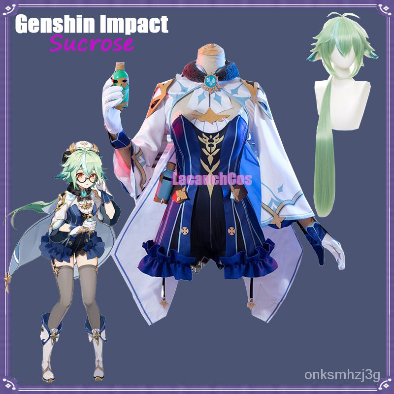 Genshin Impact Sucrose Cosplay genshin impact cosplay Suit anime genshin impack Lolita Dress Maid co