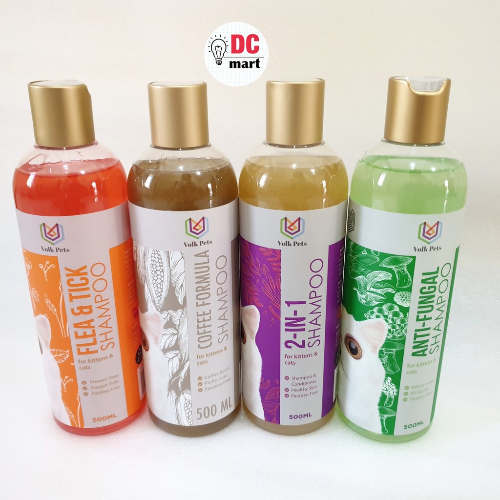 Volk Pet CAT Shampoo / 2 in 1 500mL / Shampo Kucing / NO Paraben