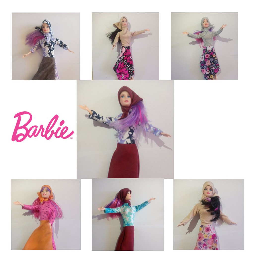 boneka barbie bisa ditekuk ukuran besar