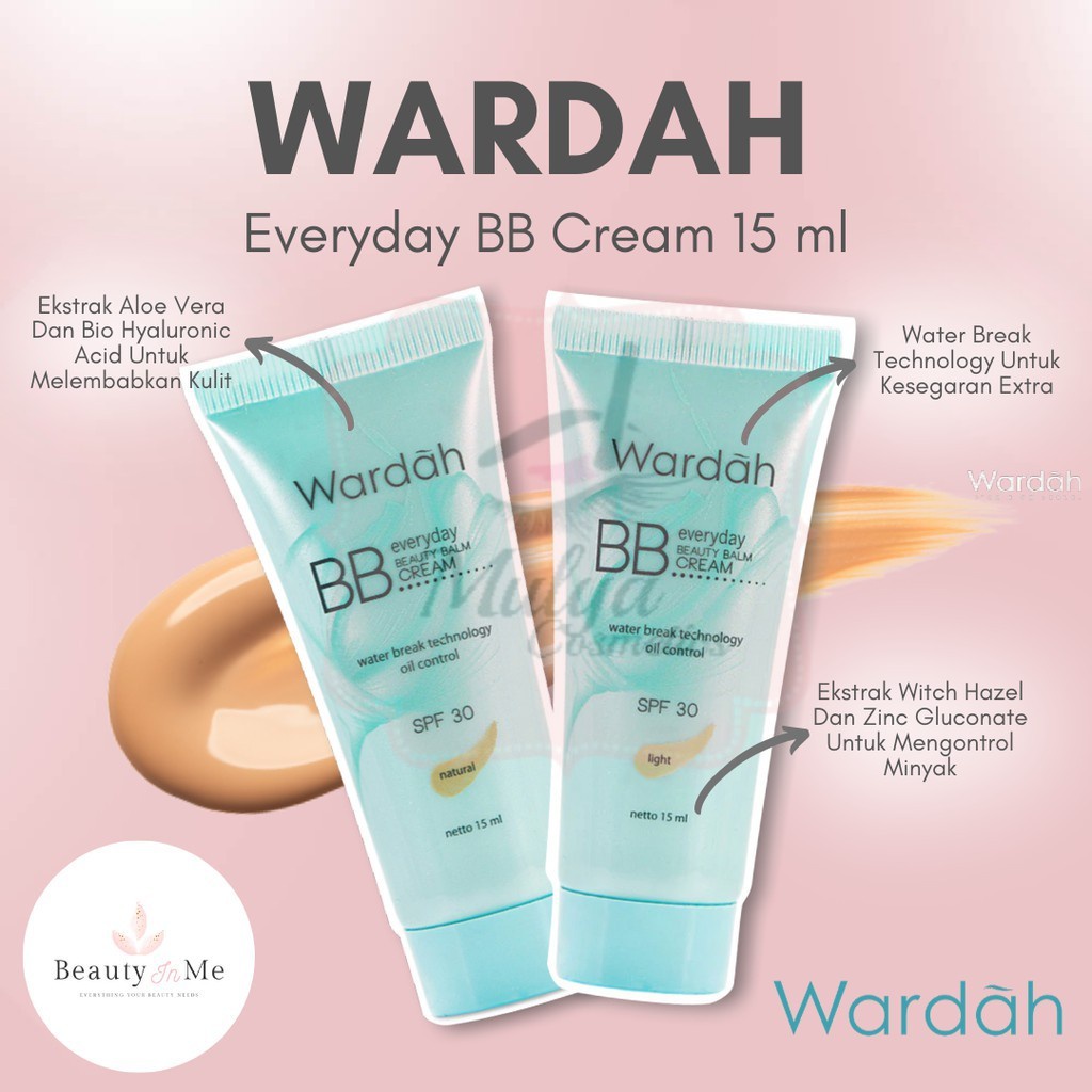 BB CREAM WARDAH EVERYDAY BB CREAM NATURAL/LIGHT 15 ML