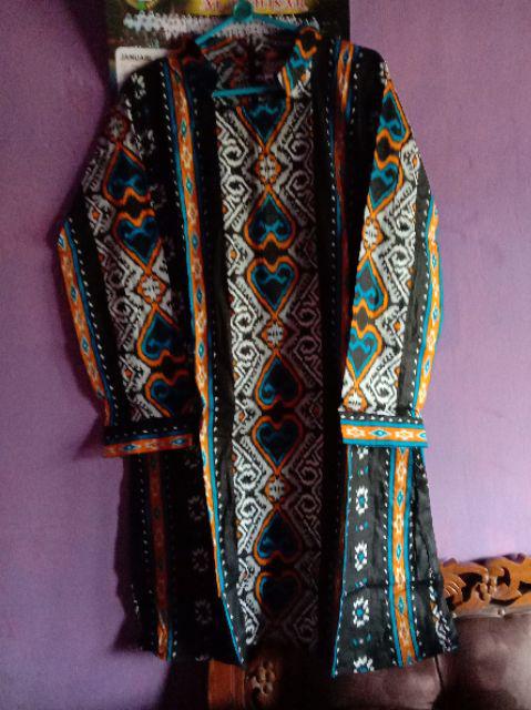 Atasan Batik Dolby Dolbi Dobby Doby Tenun Sutra Tulis Halus Katun Atbm Baron ,sarombit Atasan