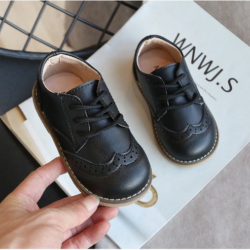 Sepatu Anak  kulit IMPORT sepatu sneakers SEPATU FORMAL anak IMPORT V-182