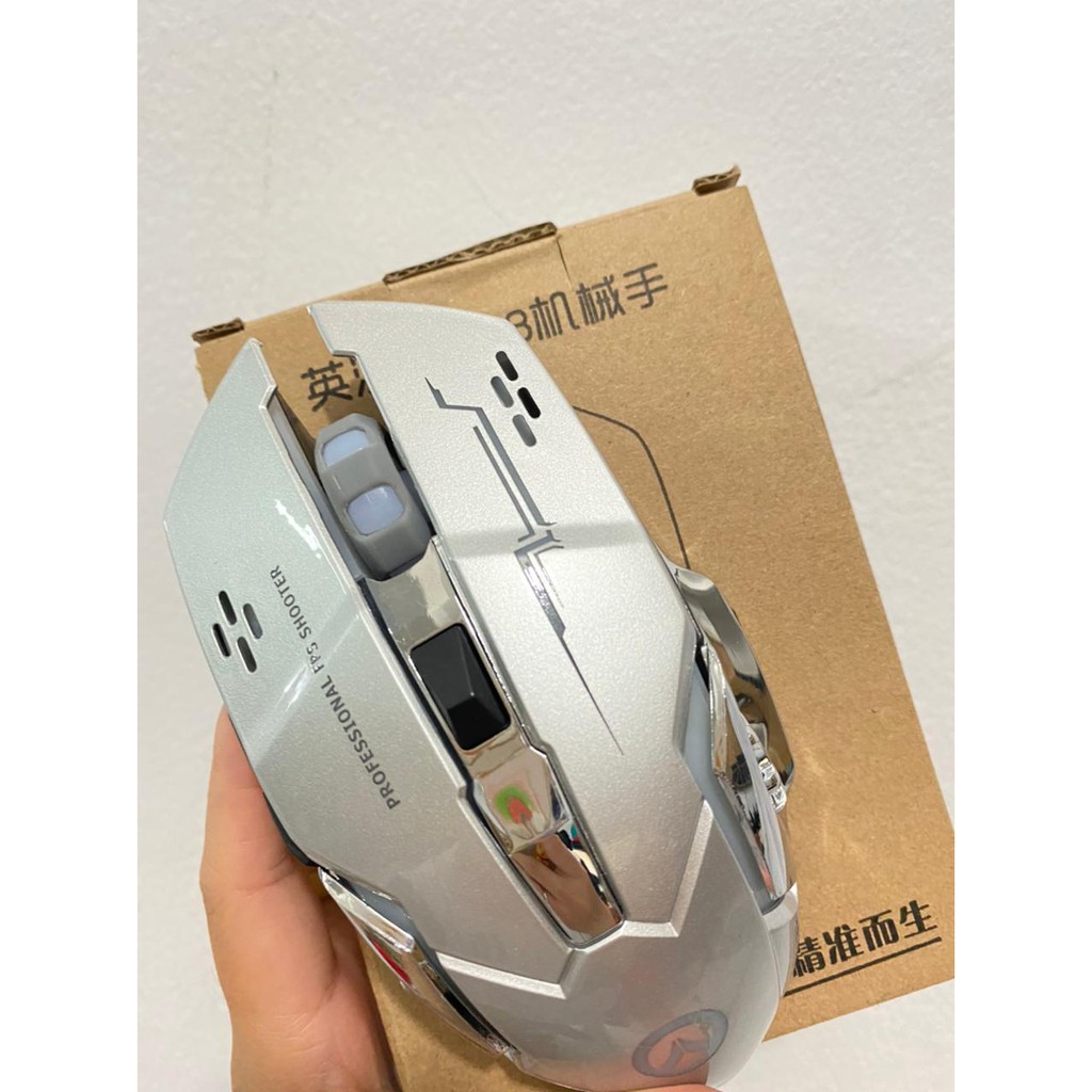 MOUSE LED ROBOT WIRELESS BLUETOOTH X8