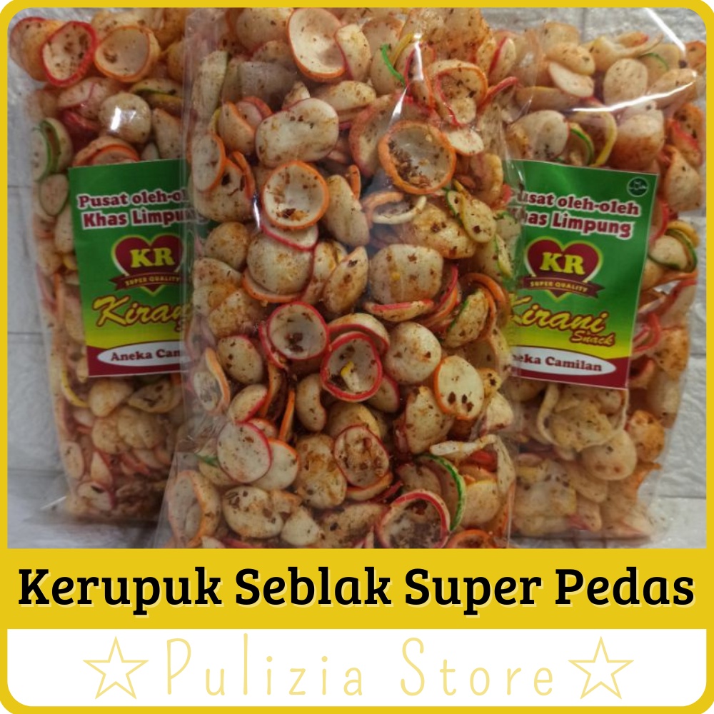 

KERUPUK SEBLAK BANTET SUPER PEDAS