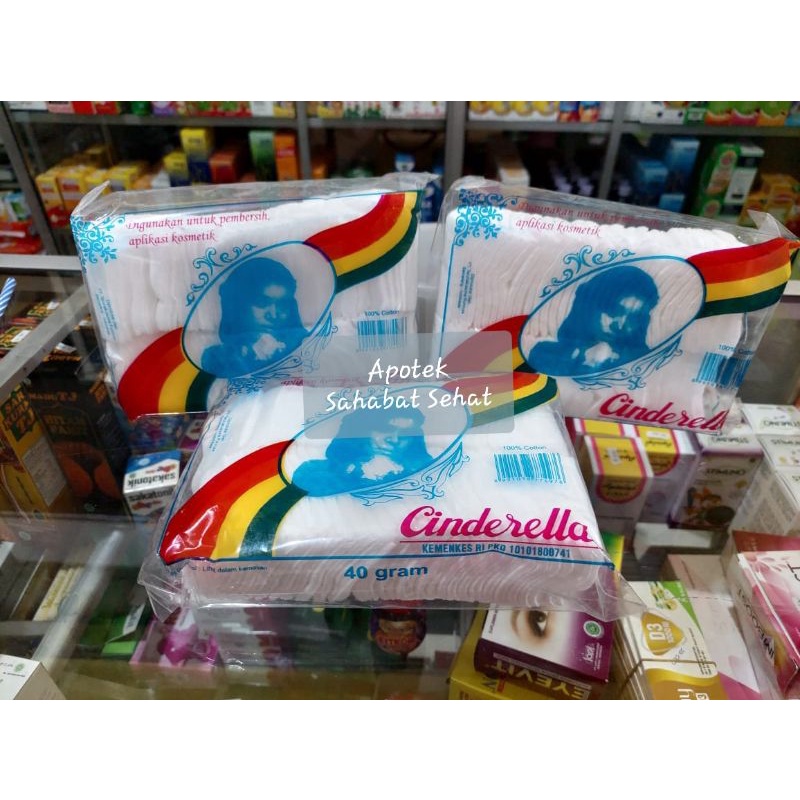 CindereLLa Kapas 40gr / Kapas Wajah / Kapas Kecantikan