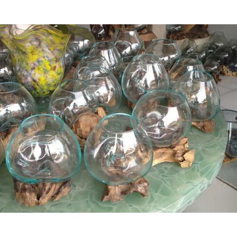 JUAL PENGERAJIN AQUARIUM KACA  TIUP  AKAR KAYU BALI  SMALL 