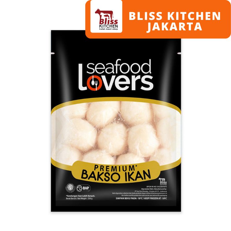 

Bakso Ikan Premium Seafood Lovers / Fish Ball Premium 250gr