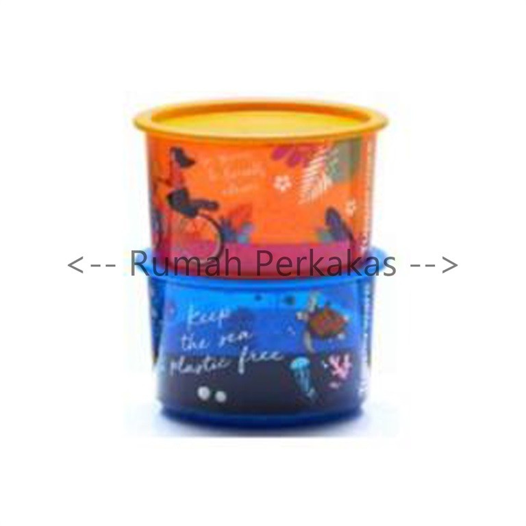 FREE ONGKIR Lifestyle Canister 900ml 2pcs Biru Orange