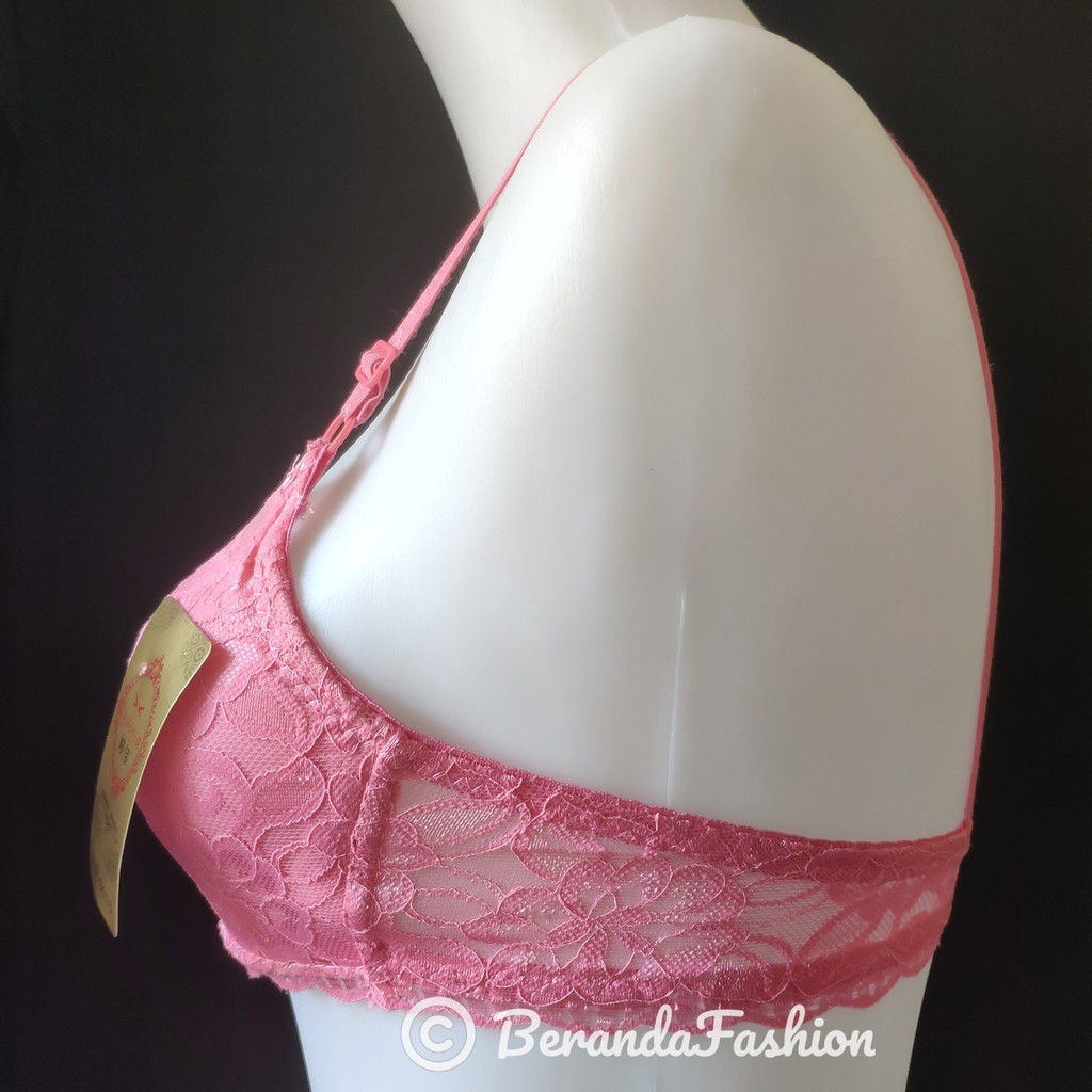 Bra renda bra brukrat bra bralette yaojia cup A kait 2 berkawat size 34-38 murah berkualitas