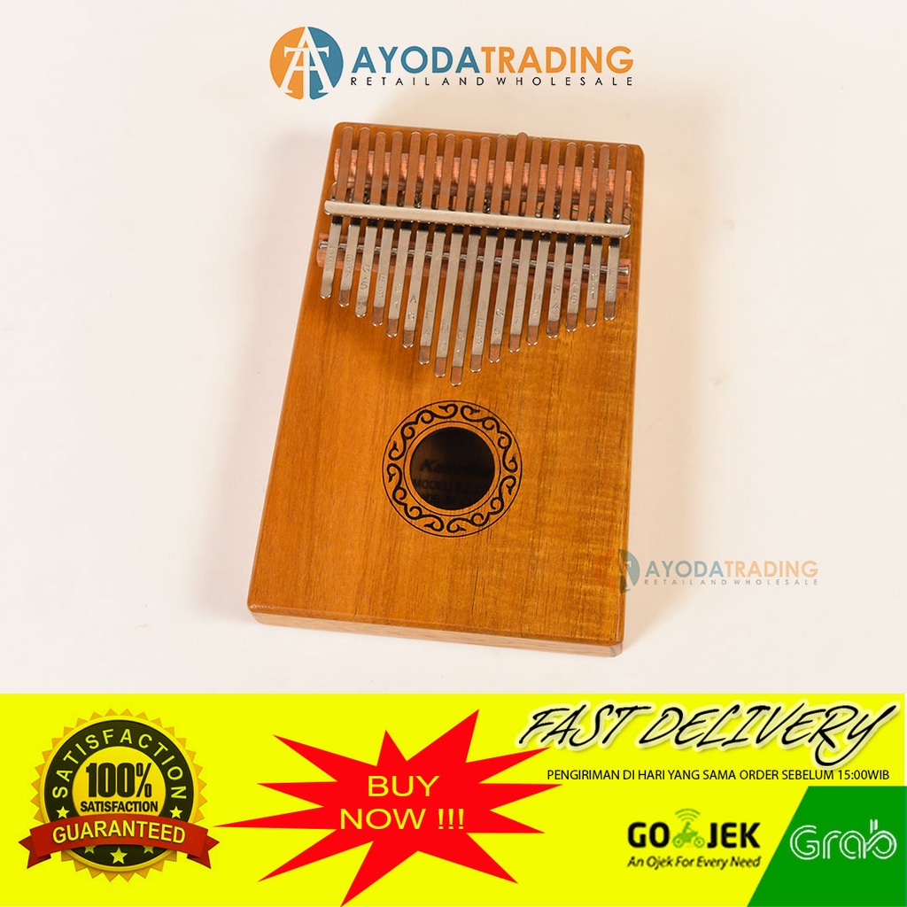 Kalimba K17K Kayu Akasia Original 17key