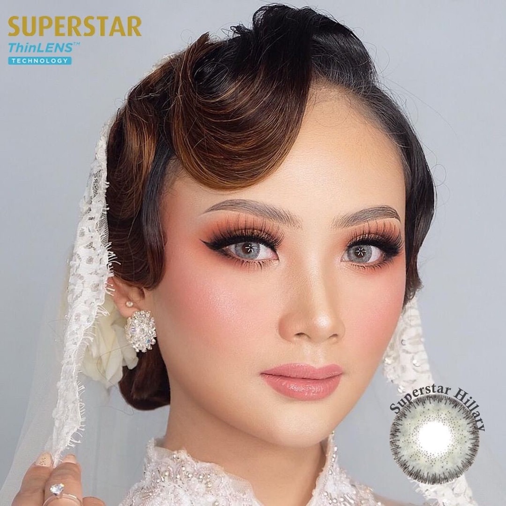 [PILIH LOKAL] Superstar Hillary softlens warna bulanan