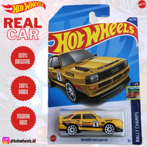 Hotwheels Hot Wheels '84 Audi Sport Quattro – Yellow